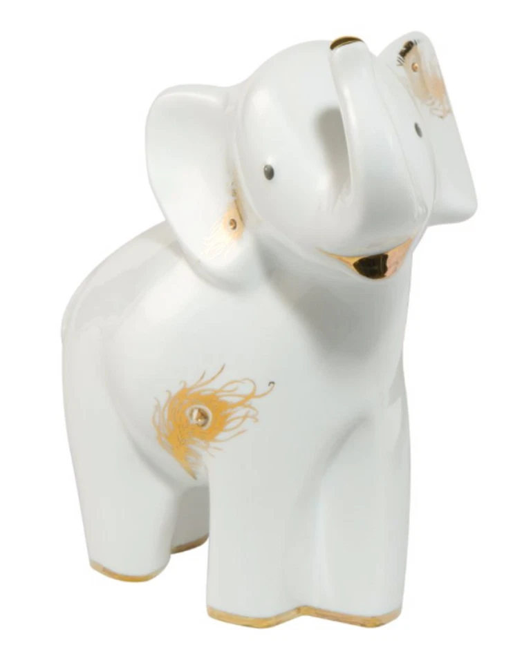Goebel Elephant de luxe Neuheit 2017 Alamaya weißer Elefant 15,5 cm lim. Edition - Bild 1 von 1
