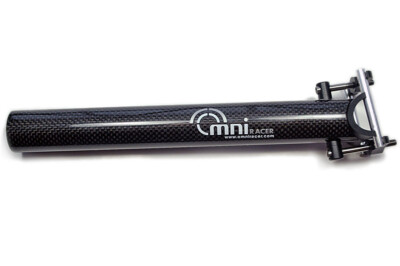 OMNI Racer WORLDS LIGHTEST ULTRA-Lite Straight Carbon Seatpost: 184g 27.2x400mm