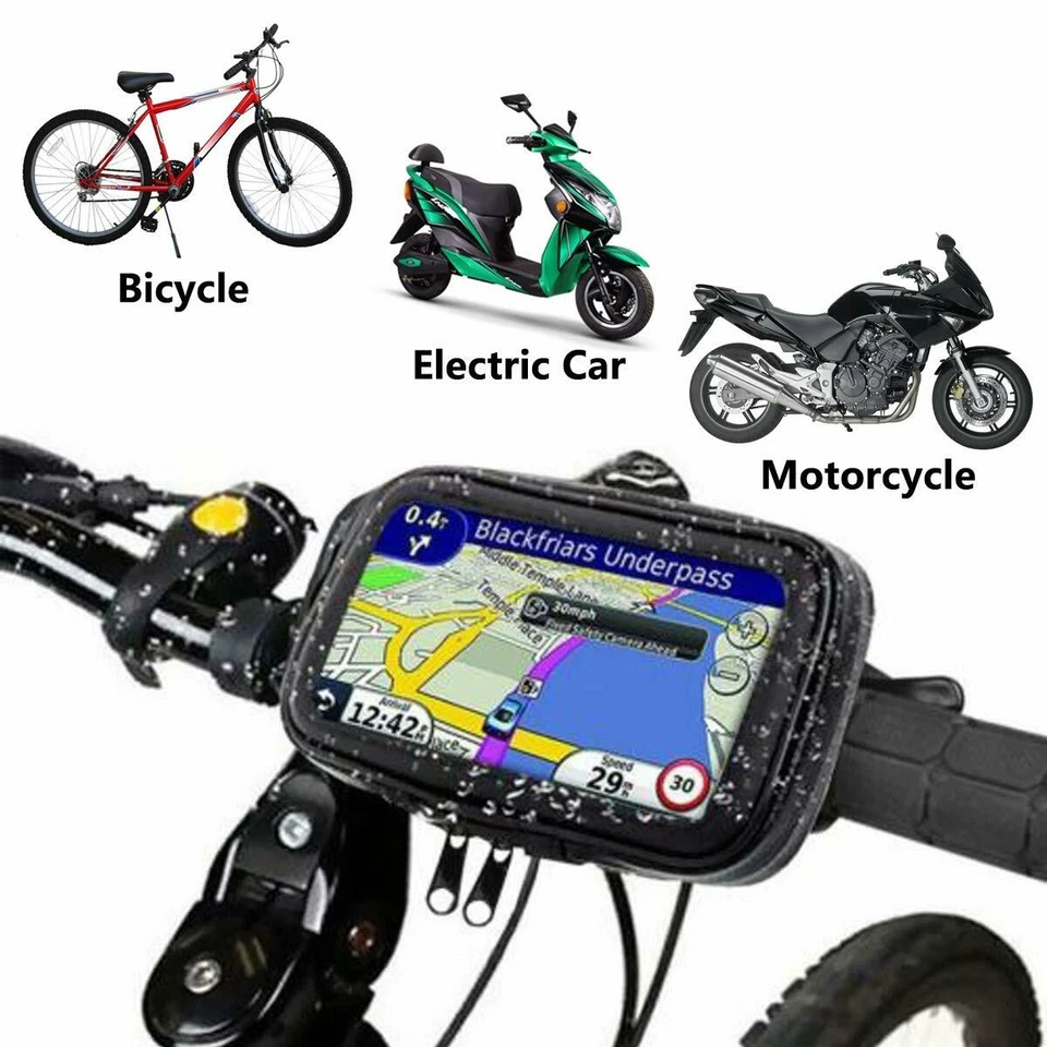 360° Bicycle Bike Waterproof Case Mount Holder Bag For iPhone 17 16 15 Pro Max - Image 4 of 4