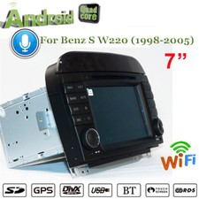 Lettore video auto 7" per Benz S W220 Benz CL W215 1999-2006 Carplay GPS FM Radio