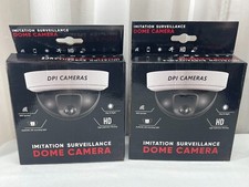 Dummy Cameras Dome Imitation 2 Boxes With 4 In Each Box QTY of 8 Surveillance