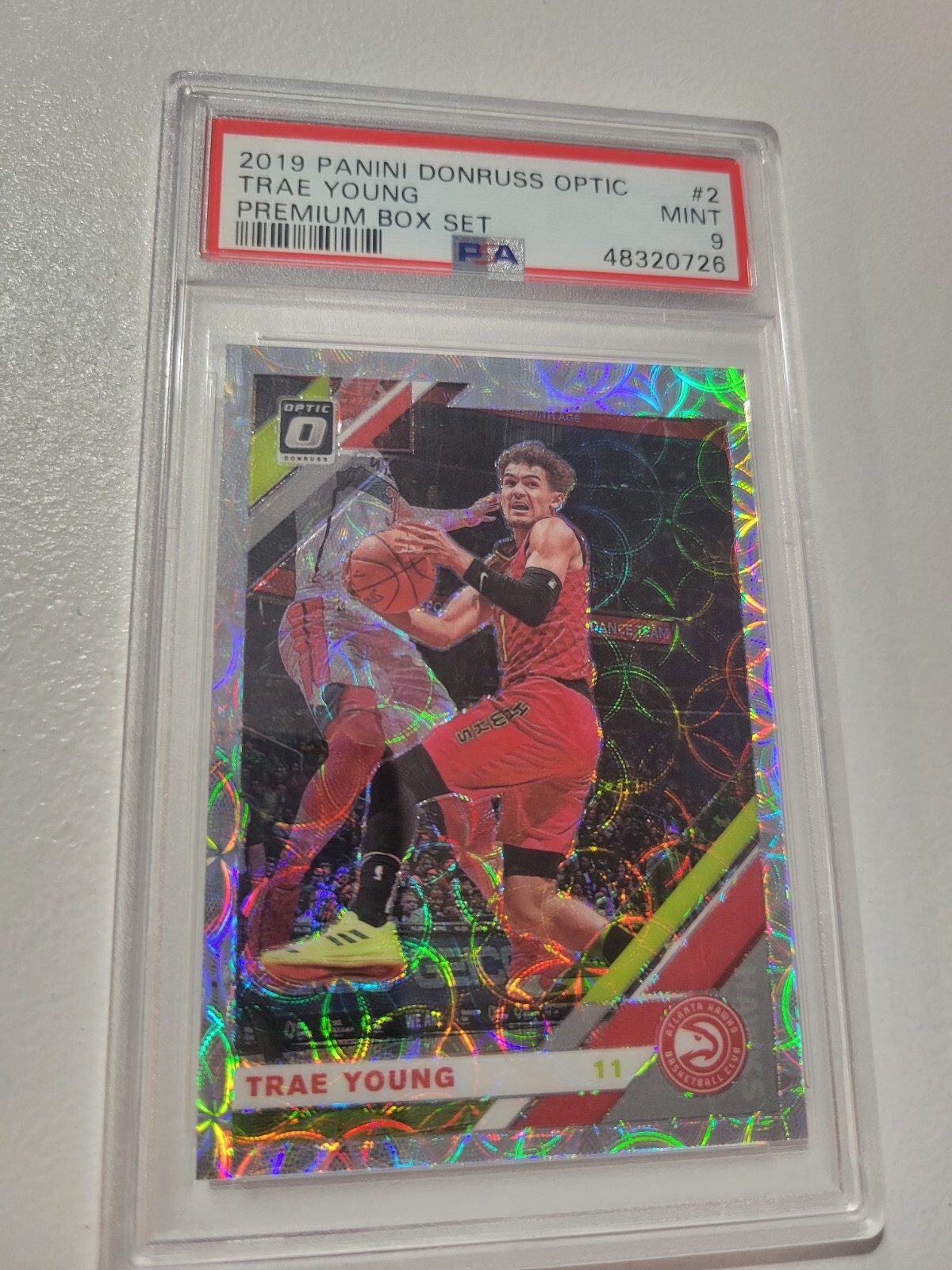TRAE YOUNG 2019 Panini Donruss Optic #2 PREMIUM BOX SET /249 Mint PSA 9 2nd Year