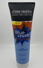 John Frieda Blue Crush for Brunettes Blue Conditioner 8.3 Fl Oz, New