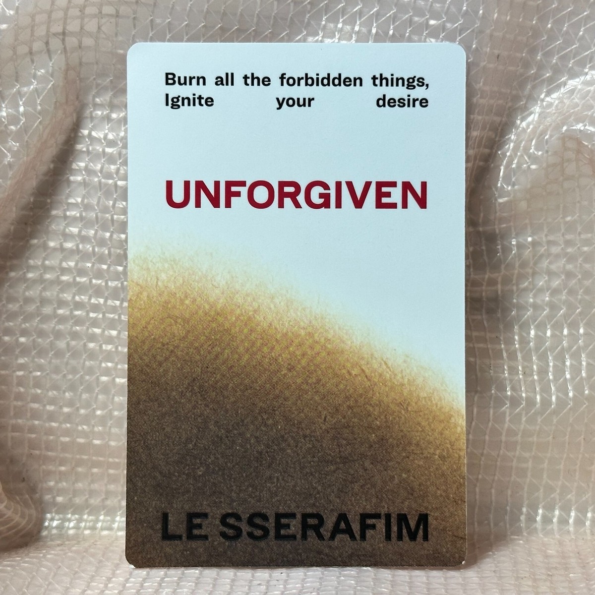 Sakura Official Photocard Le Sserafim 1st Studio Album Unforgiven