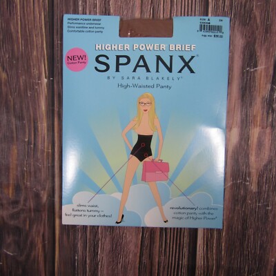 Spanx Higher Power Brief High Waisted Panty Shapewear Cocoa Size A NEW