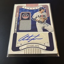 2024 Panini USA Stars & Stripes Anthony Silva GAME-USED PATCH AUTO (CL1)