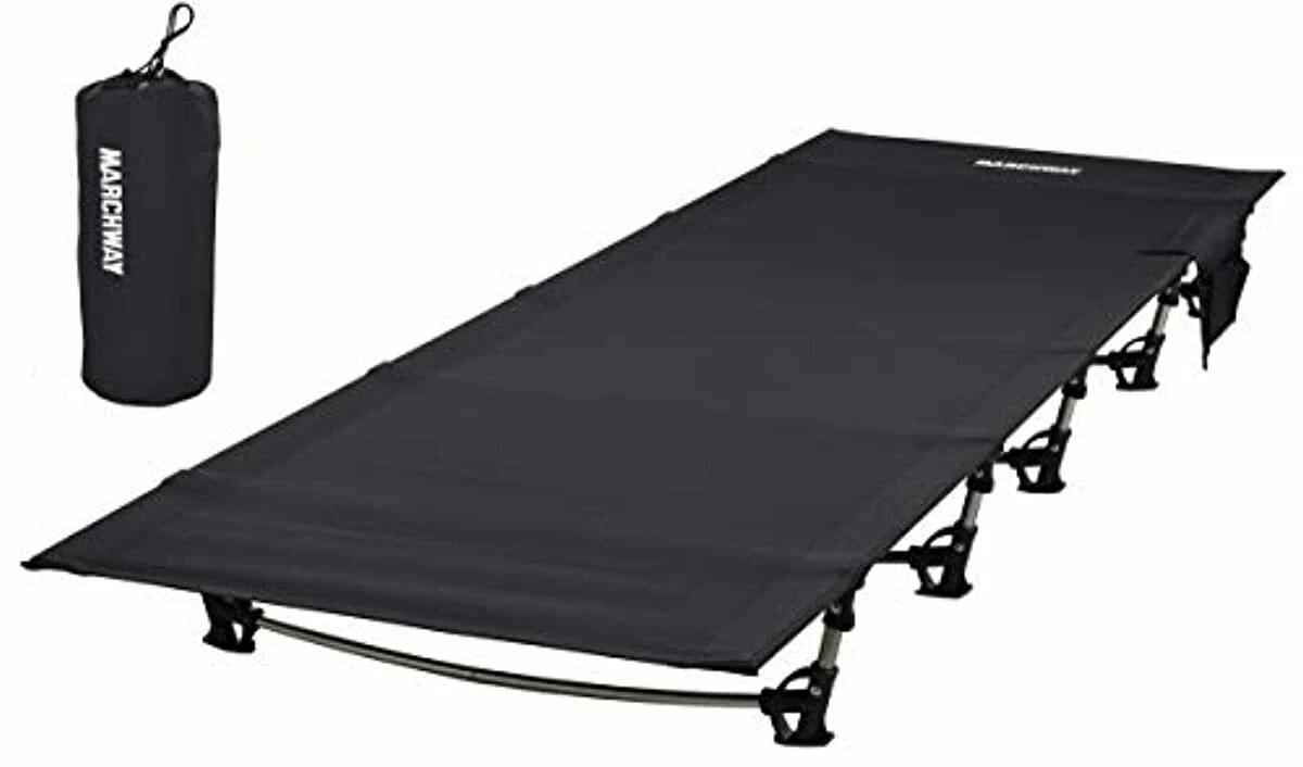 MARCHWAY Ultralight Folding Tent Camping Cot Bed Portable Compact