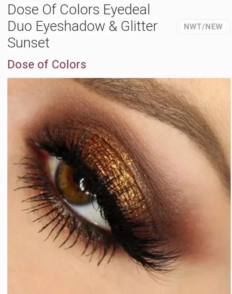DOSE OF COLORS EYEDEAL DUO LOOSE PIGMENT AND PRIMER SUNSET NIB - Image 2 of 3