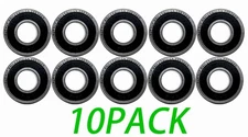 (Qty. 10) R6-2RS High Quality Two Side Seal Ball Bearings 3/8"x7/8"x9/32"