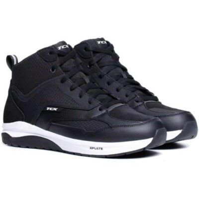 TCX Nalbak WP schwarz anthracite Motorradschuhe Sneaker CE Wildleder Gr 46