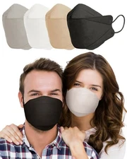 12PC Unisex Adult Large One Size KF94 Disposable Cup Dust Mask Made In Korea