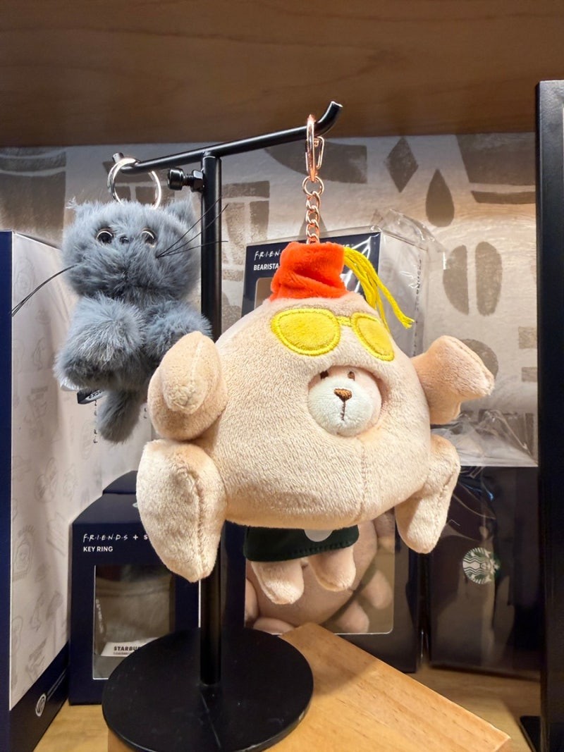 Starbucks Korea 2026 Friends Turkey Bearista Keychain
