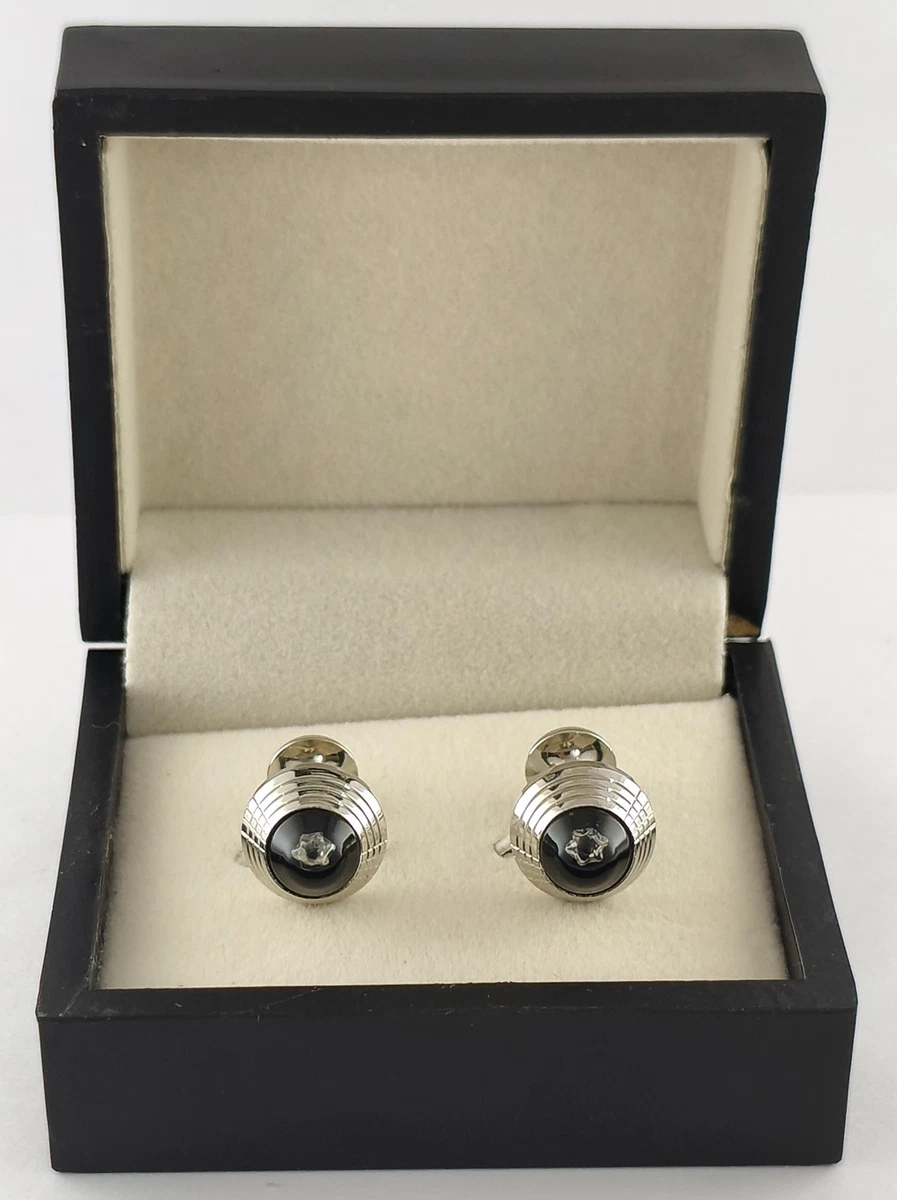 Montblanc Stainless Steel Cufflinks for Men for sale - eBay