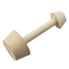 Convenient Double Headed Rolling Pin for Egg Tart Shells Wood Material