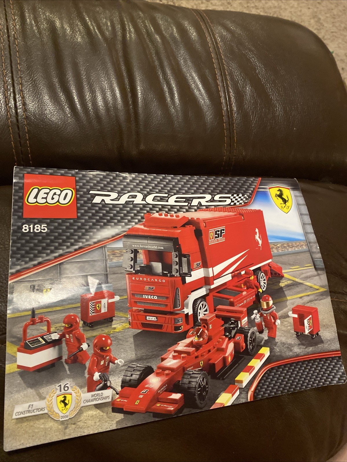 LEGO Racers 8185 Ferrari Truck & Racing Car Instructions Only No Bricks