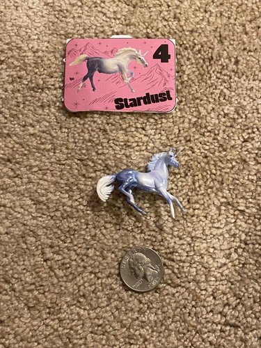 Breyer 75th Anniversary Advent Mini Whinnies  - Stardust - speckled shaded blue