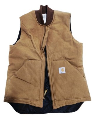 ジャケット・アウター CARHARTT 80s DUCK VEST BROWN MEDIUM TALL CARHARTT 80s DUCK VEST BROWN MEDIUM TALL