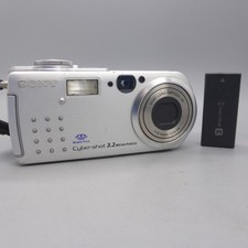 Sony Digital Camera Cybershot DSC-P5 3.2MP Silver Tested