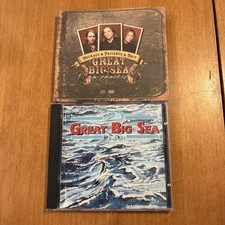 Great Big Sea Lot X2 Courage Patience & Grit: Live CD/DVD & Self Titled 1993 CD