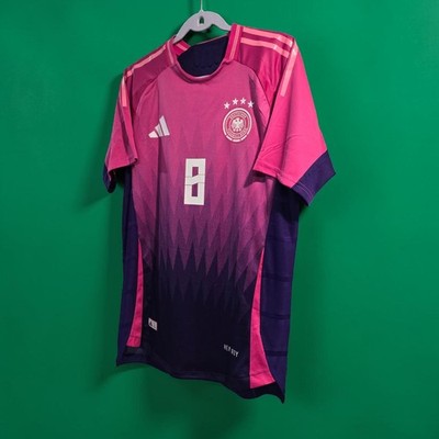 GERMANY AWAY 24/25 -Football Soccer - Pink - KROOS # 8 - Large