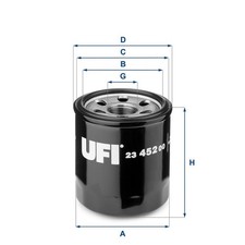UFI Ölfilter 23.452.00 für HYUNDAI KIA