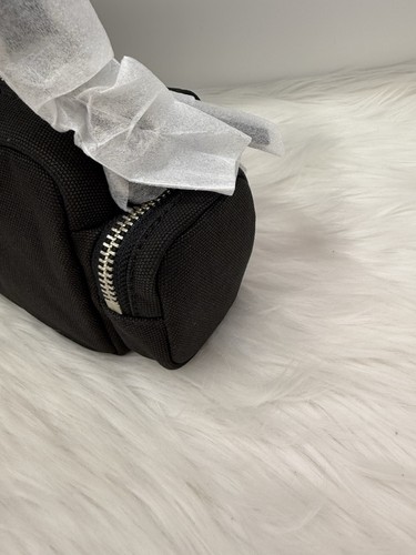 AUTH NWT Marc Jacobs The Cargo Logo Zip Top Canvas Shoulder Bag In Black - Picture 10 of 23