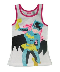 DC Comics Batgirl Girls Racer Back Tank Top Small