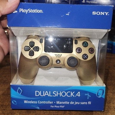 Gold Sony DualShock 4 Wireless Controller for PlayStation 4 NEW Open Box