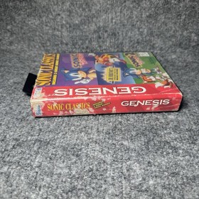 Sega Genesis Game Lot Sonic Classics, Sonic the Hedgehog, Sonic Pinball WORKING