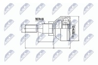 NPZ-PL-031 Nty Gelenksatz, Antriebswelle FüR Opel