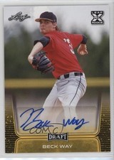 2020 Leaf Draft Auto Gold Beck Way #BA-BW1 Auto 0q3