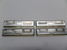 Lot Of 4 Qimonda 4GB (4X1GB) HYS72T128420HFN-...