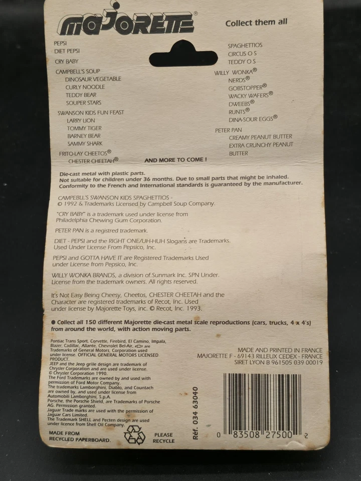 Majorette Road Eaters Campbell’s Porsche & Delivery Truck Die-Cast paquete de 2 Foto 2 de 2