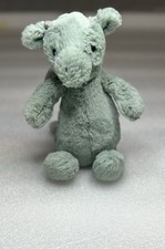 Jellycat London Bashful Dragon Plush Sage Green Stuffed Animal Toy Med 12"