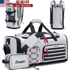 Expandable Gym Bag W/ Shoe Compartment Travel Duffle Backpack Men Women New