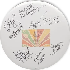 Happy Together Signed Autographed 22" Drumhead The Turtles Chuck Negron More PSA