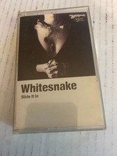 Whitesnake Slide It In cassette tape VG /VG  1984 Geffen M5G 4018 ROCK