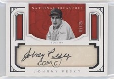 2016 Panini National Treasures Parchment Signatures 7/25 Johnny Pesky Auto 1h1
