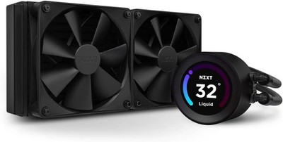 NZXT Kraken Serie   AIO CPU-Flüssigkeitskühler Anpassbares LCD-Display Elite 240
