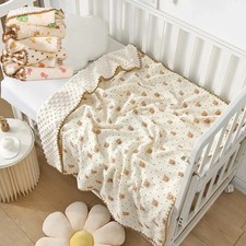 Baby Blanket Boy Girls Soft Fleece Swaddling Newborn Baby Bedding Swaddle
