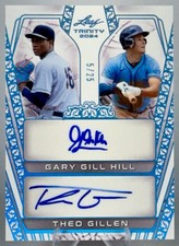 2024 Leaf Trinity Gary Gill Hill Theo Gillen #DA-17 Dual Autographs Blue /25