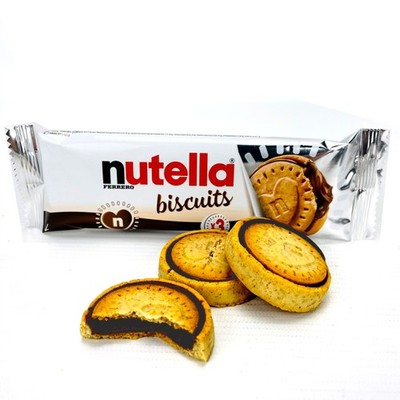 (24,39 /1kg) Ferrero Nutella Biscuits 3er, Nussnugatcreme, 41,4g Riegel