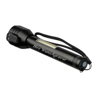 Wiederaufladbare Cob-Taschenlampe Mit Gravur / Sicherheitshammer, Gurtschneider