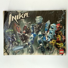 LEGO Bionicle Toa Hewkii 8730 Inika Figure w/ Box Instructions Incomplete