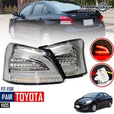 Lr Tail Lamp Rear Light Clear Lens Led Fit Toyota Vios Yaris Sedan Ncp93 2007-12 Lr Tail Lamp Rear Light Clear Lens Led Fit Toyota Vios Yaris Sedan Ncp93 2007-12