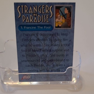 Strangers in Paradise Francine The Fool #5 Comic Images Base Set Card English