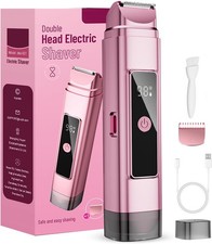 Bikini Trimmer for Women Electric Razors, Electric Razor 2 in 1 Shaver Pubic Hai