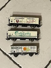 LILIPUT  LIMA CARRO VAGONE TRENINO TRASPORTO MIGROS CARLSBERG SPATEMBRAU MUNCHEN