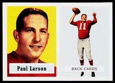 Paul Larson, 1994 Topps Archives 1957, #146, Chicago Cardinals,