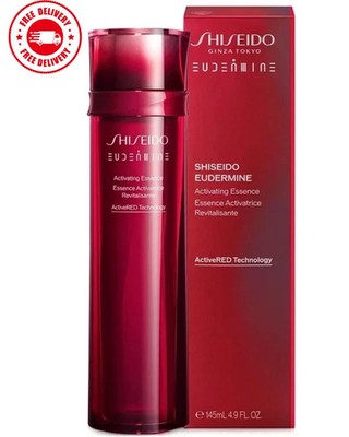 Shiseido Eudermine Activating Essence Active Red Tech 4.9oz / 145ml NEW in BOX